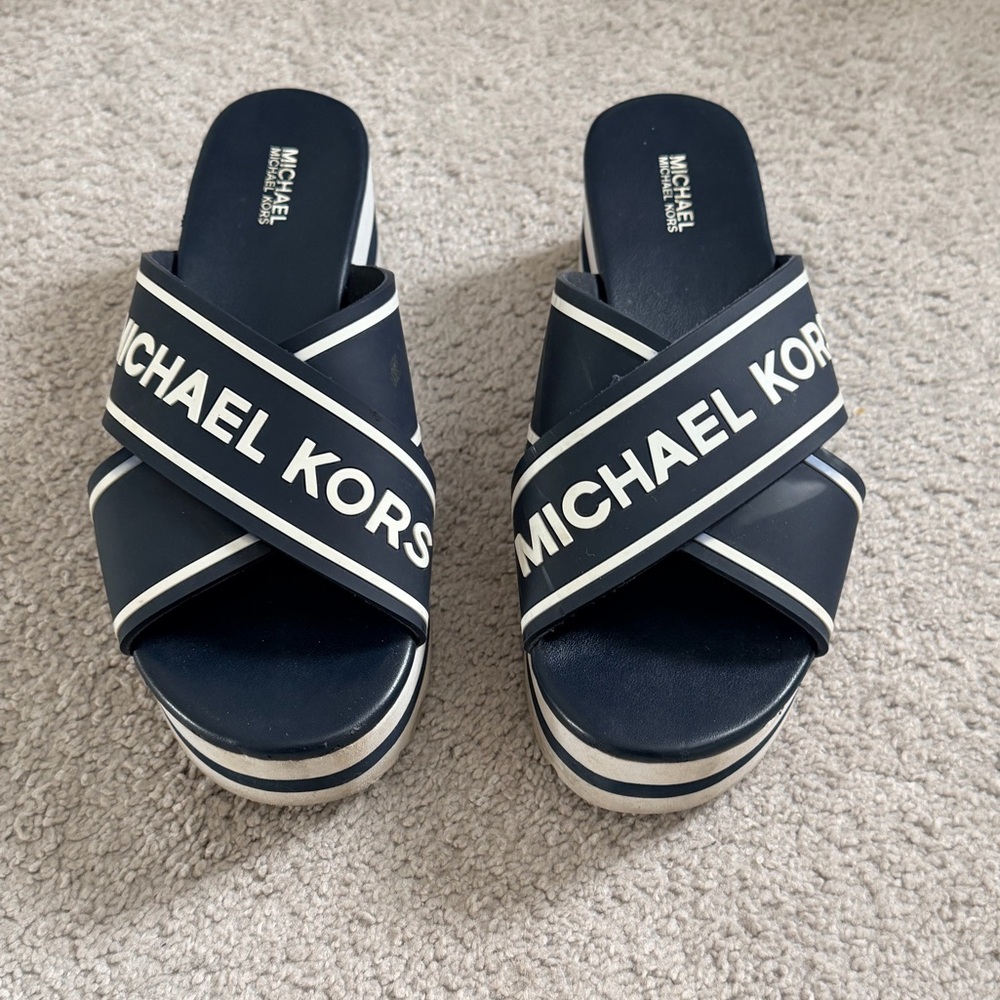 Michael Kors Platform Slides